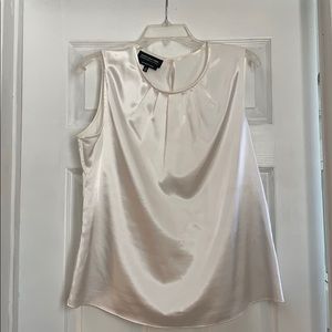 Cream color silk top